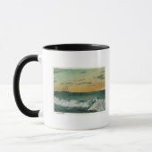 Casco Bay, MaineShip in der Bucht bei Sunrise Tasse (Links)