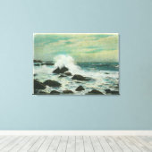 Casco Bay, MaineSurf und Beach Rocks Leinwanddruck (Insitu (Holzboden))