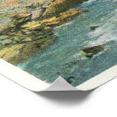 Casco Bay View of the Portland Head Lighthouse Poster (Ecke)