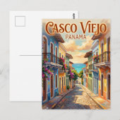 Casco Viejo Panama Postkarte (Vorne/Hinten)