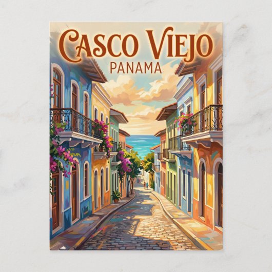 Casco Viejo Panama Postkarte (Vorderseite)