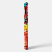 Case für abstraktes Malen des iPhone-Case (Rückseite / Links)