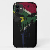 Case für das iPhone von Grunge Africa (Rückseite)