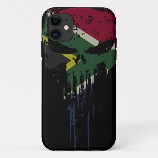 Case für das iPhone von Grunge Africa (Rückseite)