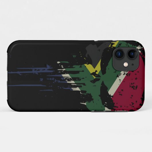 Case für das iPhone von Grunge Africa (Rückseite (Horizontal))