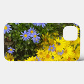 Case für lila und gelbe Daisies-Mate-Telefonate (Rückseite (Horizontal))