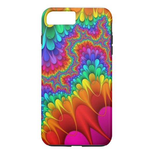 Case-iPhone 7 Plus/Abstrakte Neon Case-Mate iPhone Hülle (Rückseite)