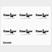 Case Law Stickers (Blatt)