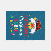 Case Manager Christmas Squad Santa Hat Matching Pr Fleecedecke (Vorderseite (Horizontal))