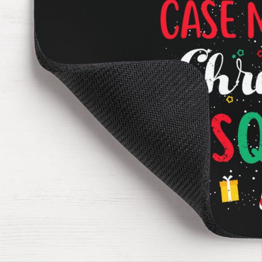 Case Manager Christmas Squad Santa Hat Matching Pr Mousepad (Ecke)