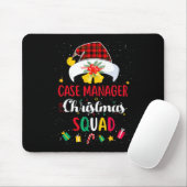 Case Manager Christmas Squad Santa Hat Matching Pr Mousepad (Mit Mouse)