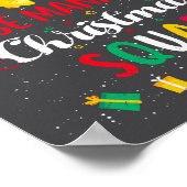 Case Manager Christmas Squad Santa Hat Matching Pr Poster (Ecke)