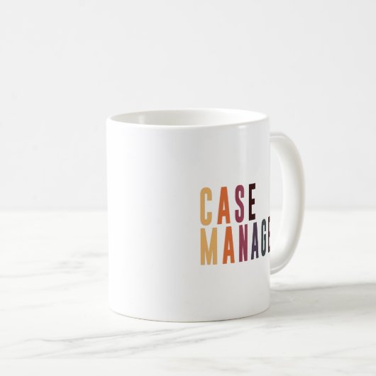 Case Manager Gift Kaffeetasse (VorderseiteRechts)