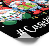 Case Manager Gnome Everything Is Fine Funny Christ Poster (Ecke)