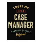 Case Manager Job Titel Männer Frauen Geschenk Fotodruck (Vorne)