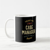 Case Manager Job Titel Männer Frauen Geschenk Kaffeetasse (Links)