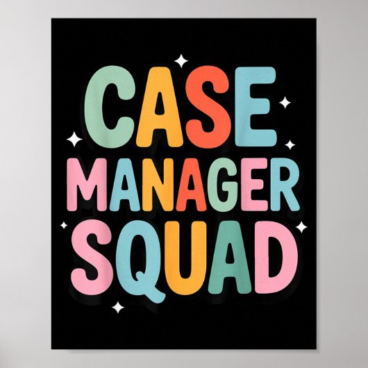 Case Manager Squad Poster (Vorne)
