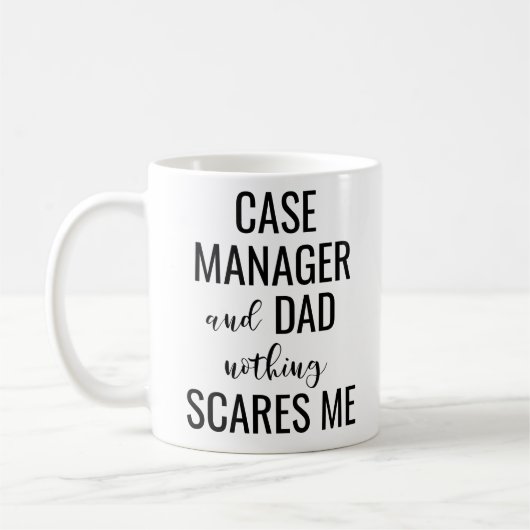 Case Manager und Vater Kaffeetasse (Links)