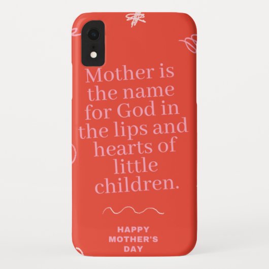 Case-Mate Barely There Apple iPhone XR Hülle (Rückseite)
