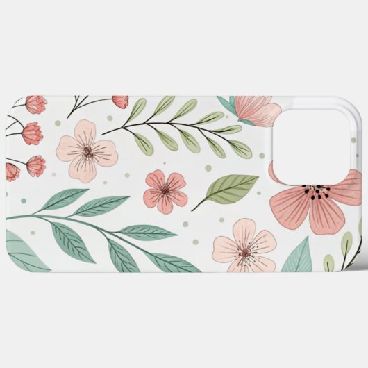 Case Mate Barely There - Blumendesign für (Rückseite (Horizontal))