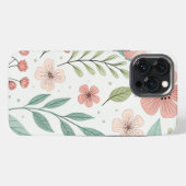Case-Mate Barely There – Florales Design für iPhone Hülle (Rückseite (Horizontal))