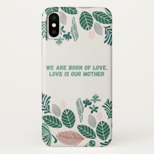 Case-Mate Barely There iPhone X Hülle (Rückseite)
