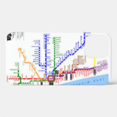 Case Mate Case mit der U-Bahn in Chicago (Rückseite (Horizontal))