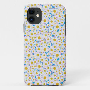 Case-Mate für iPhone 5/5: White Daisies on Blue 11 Hülle