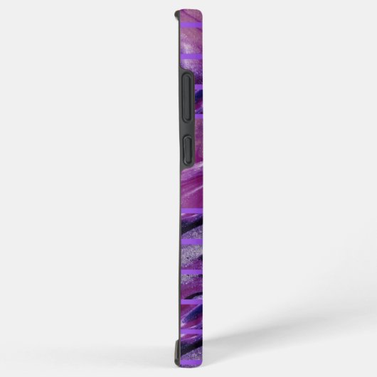 Case-Mate für lila Abstrakte Monogramm Samsung Galaxy Hülle (Rechte Seite)