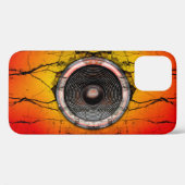 Case-Mate iPh-Lautsprecher mit knackiger Rot- und  iPhone Hülle (Rückseite (Horizontal))