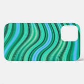 Case-Mate-iPho-Muster in grün und blau Case-Mate iPhone Hülle (Rückseite (Horizontal))