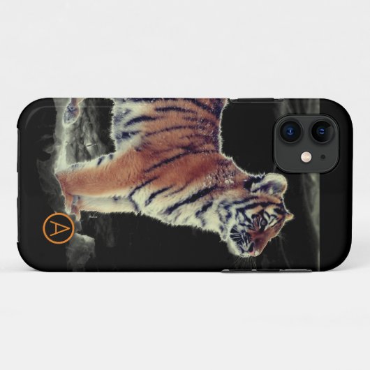 Case-Mate iPhone 11 Case-BABY TIGER DIY INITIAL Hülle (Rückseite (Horizontal))