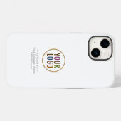 Case-Mate iPhone 14 Fall benutzerdefiniertes Firme Hülle (Rückseite (Horizontal))