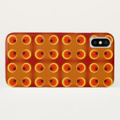Case-Mate iPhone 1970 in Retro-Orange Hülle (Rückseite (Horizontal))