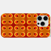 Case-Mate iPhone 1970 in Retro-Orange Hülle (Rückseite (Horizontal))