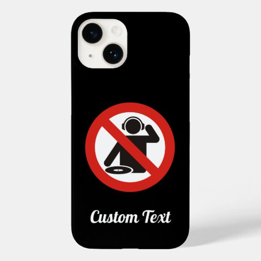 Case-Mate-iPhone Case für DJ-Freizone (Rückseite)