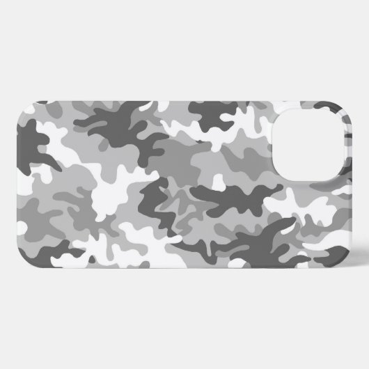 Case-Mate iPhone Case Grey and White Camouflage iPhone Hülle (Rückseite (Horizontal))