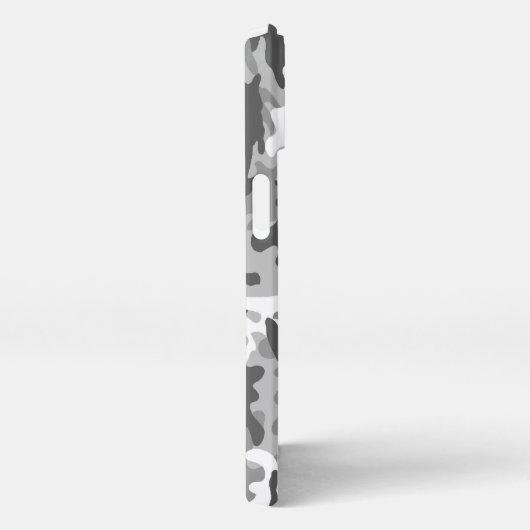 Case-Mate iPhone Case Grey and White Camouflage iPhone Hülle (Rechte Seite)