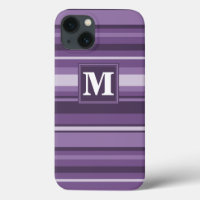 Case-Mate-iPhone-Fall für Monogram-Lavender-Streif