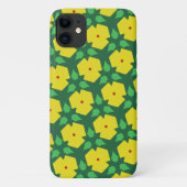 Case-Mate-iPhone-Fall für stilisierte Blume Case-Mate iPhone Hülle (Rückseite)