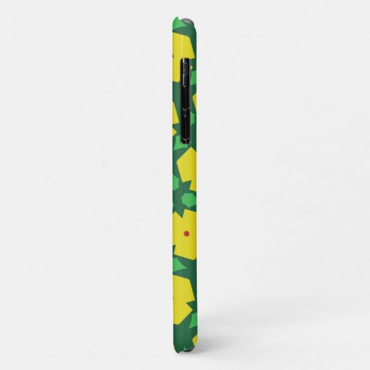 Case-Mate-iPhone-Fall für stilisierte Blume Case-Mate iPhone Hülle (Hinten/Links)