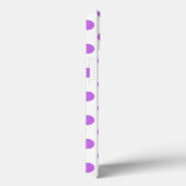 Case-Mate iPhone-Fall von Lilac und white polka do iPhone Hülle (Rückseite / Rechts)