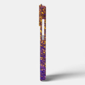 Case-Mate-iPhone für lila Glitzer Individuelle Nam Case-Mate iPhone Hülle (Rückseite / Links)