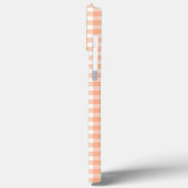 Case-Mate iPhone-Gehäuse für orange Gingham iPhone Hülle (Rückseite / Links)