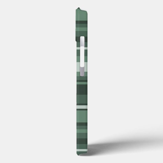 Case-Mate iPhone Gehäuse mit grünen Streifen Hülle (Rückseite / Links)