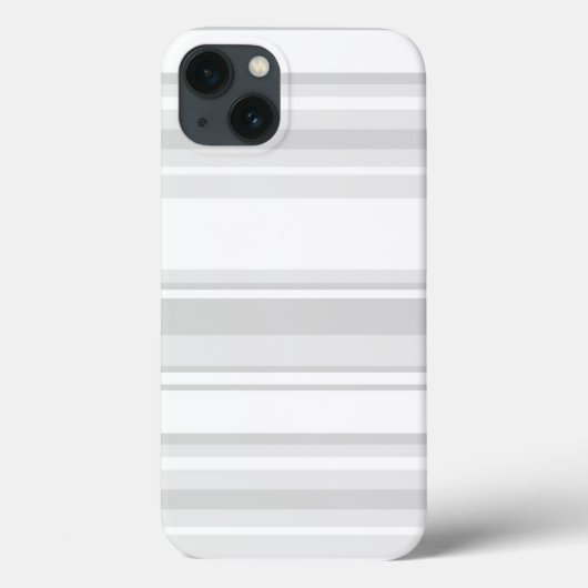 Case-Mate iPhone Gehäuse mit hellgrauen Streifen Hülle (Rückseite)