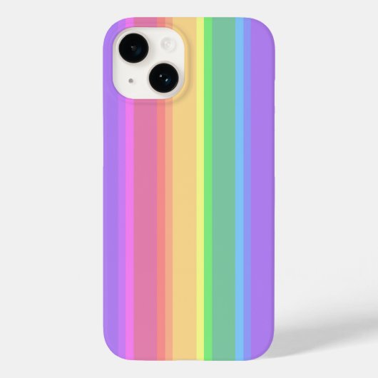 Case-Mate iPhone Gehäuse mit pastellfarbenen Regen Hülle (Rückseite)