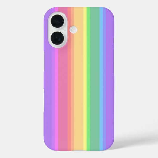 Case-Mate iPhone Gehäuse mit pastellfarbenen Regen Hülle (Rückseite)