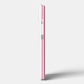 Case-Mate-iPhone-Gehäuse mit rosa und weißen Süßig Case-Mate iPhone Hülle (Rückseite / Links)