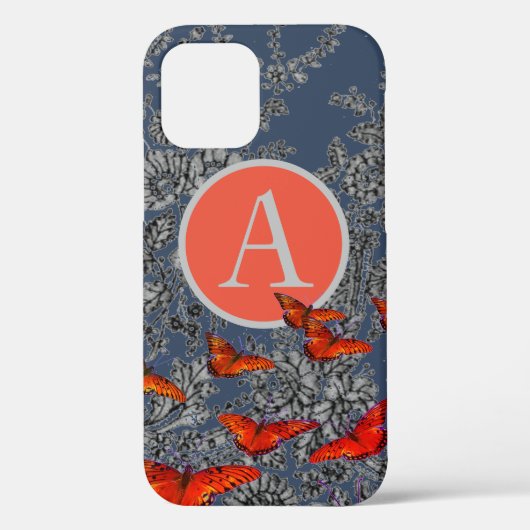 CASE MATE IPHONE-HÜLLE ANTIQUE LACE CUSTOM INITIAL (Rückseite)